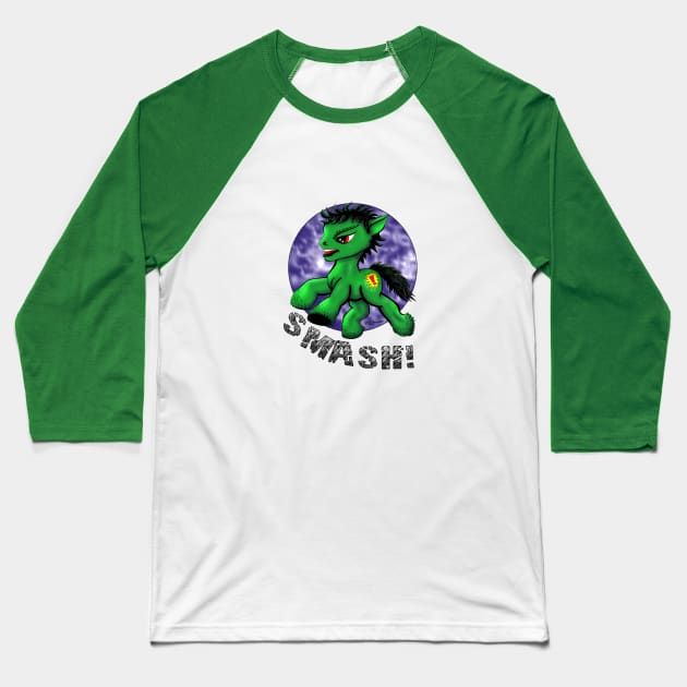 SMASH! Baseball T-Shirt by Magickal Vision: The Art of Jolie E. Bonnette